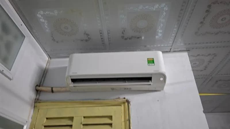 Sau khi hoàn thành sửa máy lạnh treo tường Toshiba tại Phường 5, Phú Nhuận — thợ Nguyễn Thanh Tiến (5 sao)