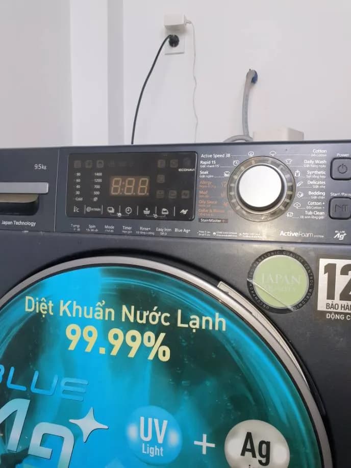 Trước sửa máy giặt cửa trước Panasonic tại Quận 7 — thợ Phan Chí Tâm