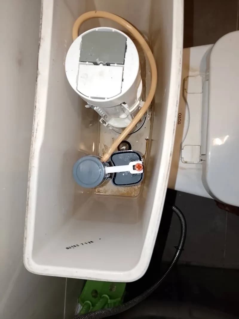 Trước sửa bồn cầu TOTO tại Nhà Bè — thợ Đỗ Văn Nhiều