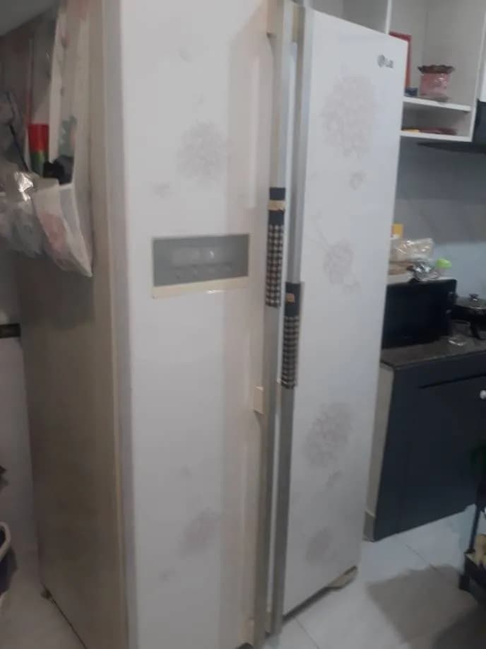 Sau khi hoàn thành sửa tủ lạnh side-by-side LG tại Gò Vấp — thợ Đặng Anh Huy (5 sao)