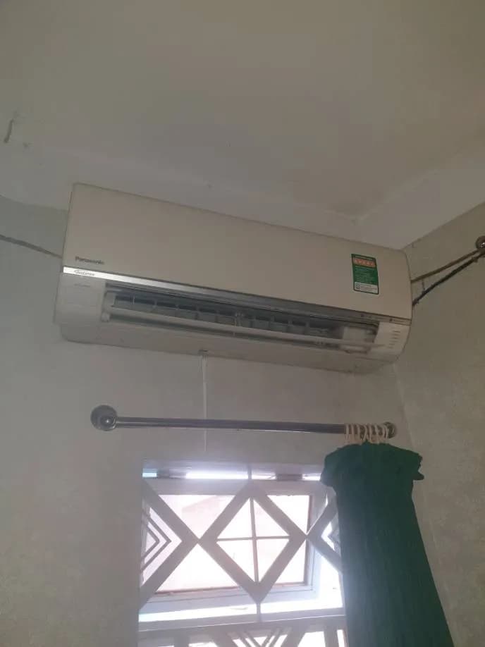 Sau khi hoàn thành sửa máy lạnh treo tường Panasonic tại Phú Nhuận — thợ Phan Chí Tâm