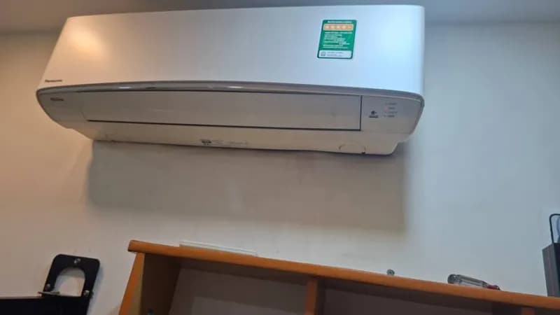 Sau khi hoàn thành sửa máy lạnh treo tường Panasonic tại P. 13 Quận Tân Bình, Tân Bình — thợ Nguyễn Thanh Tiến