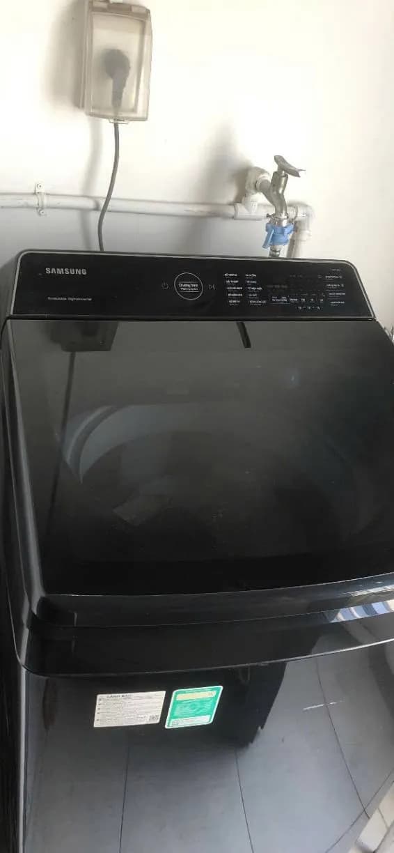 Trước sửa máy giặt cửa trên Samsung tại Quận 6 — thợ Đặng Anh Huy