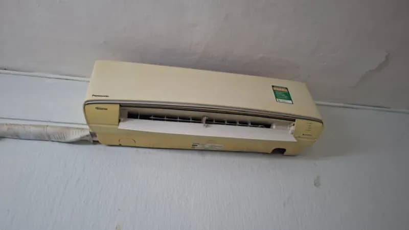 Sau khi hoàn thành sửa máy lạnh treo tường Panasonic tại TPHCM — thợ Nguyễn Thanh Tiến