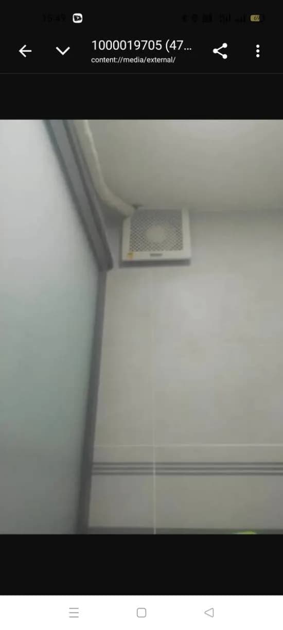 Sau khi hoàn thành sửa quạt thông gió tại Phường An Khánh, Thủ Đức — thợ Lê Đăng Tuấn