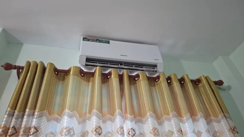 Sau khi hoàn thành sửa máy lạnh treo tường Sharp tại Phường Bình Trị Đông A, Bình Tân — thợ Nguyễn Thanh Tiến