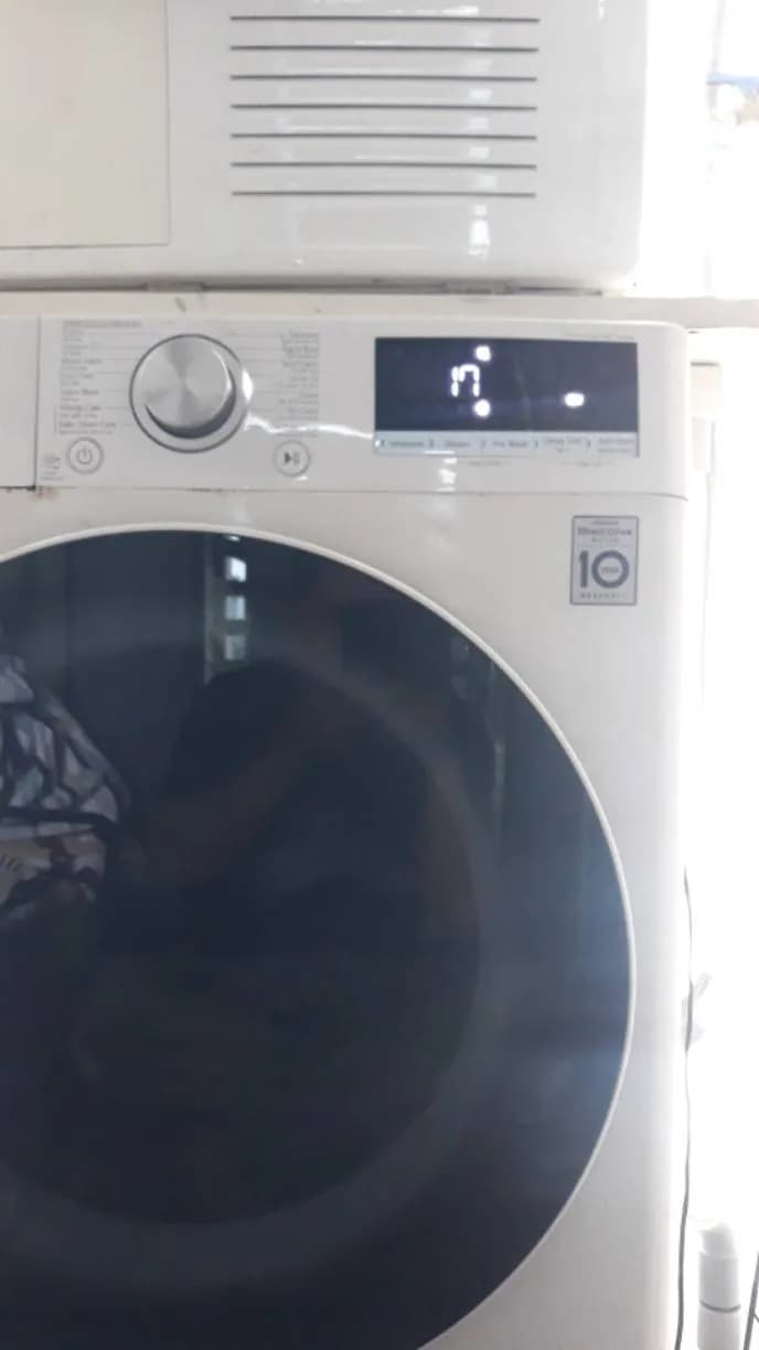 Sau khi hoàn thành sửa máy giặt cửa trước LG tại Quận 7 — thợ Đặng Anh Huy