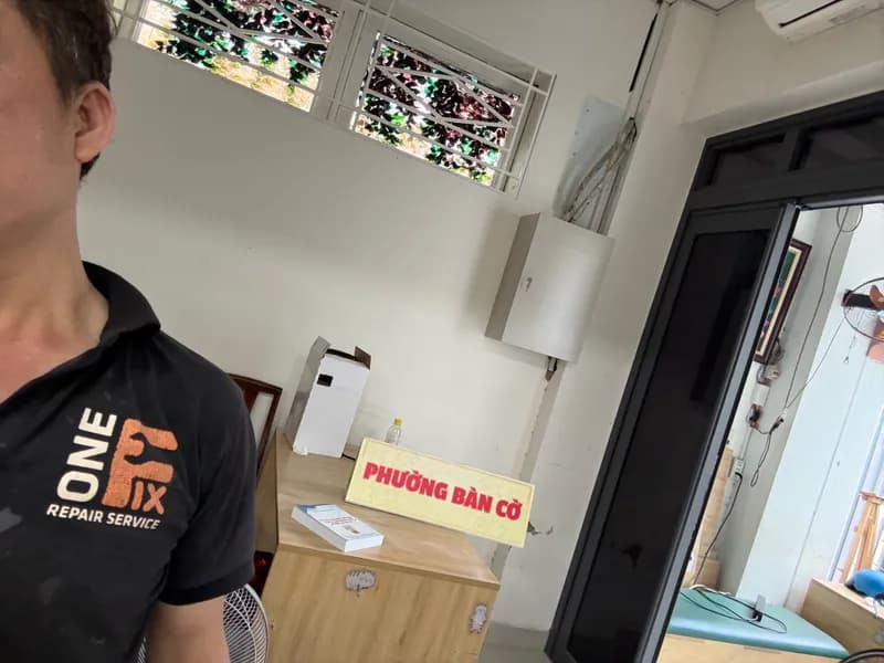 Sau khi hoàn thành sửa phao điện bồn nước Bách Khoa tại Quận 7 — thợ Hồ Như Vũ