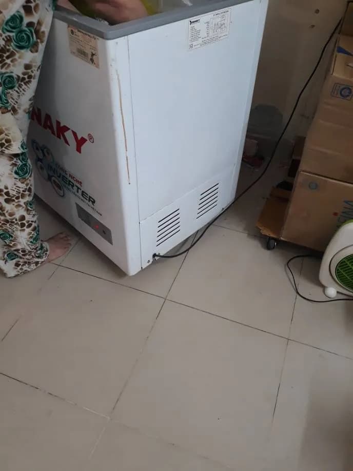 Sau khi hoàn thành sửa tủ đông NAKY tại Phường 11, Quận 10 — thợ Đặng Anh Huy