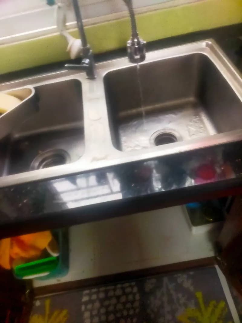 Trước sửa bồn rửa chén Pud tại Thủ Đức — thợ Lê Đăng Tuấn