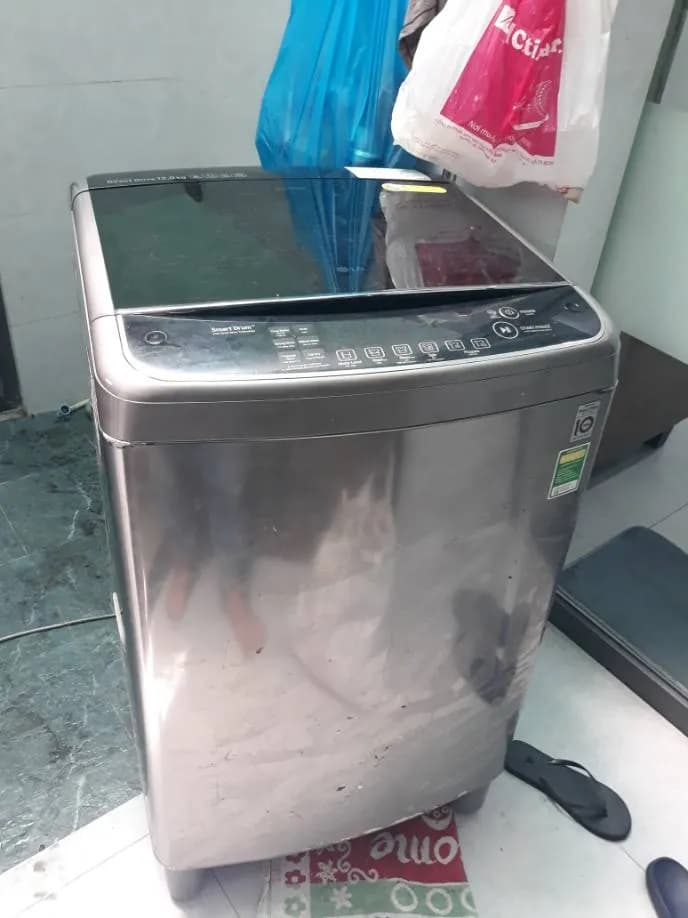 Sau khi hoàn thành sửa máy giặt cửa trên LG tại Phường 4, Quận 3 — thợ Đặng Anh Huy