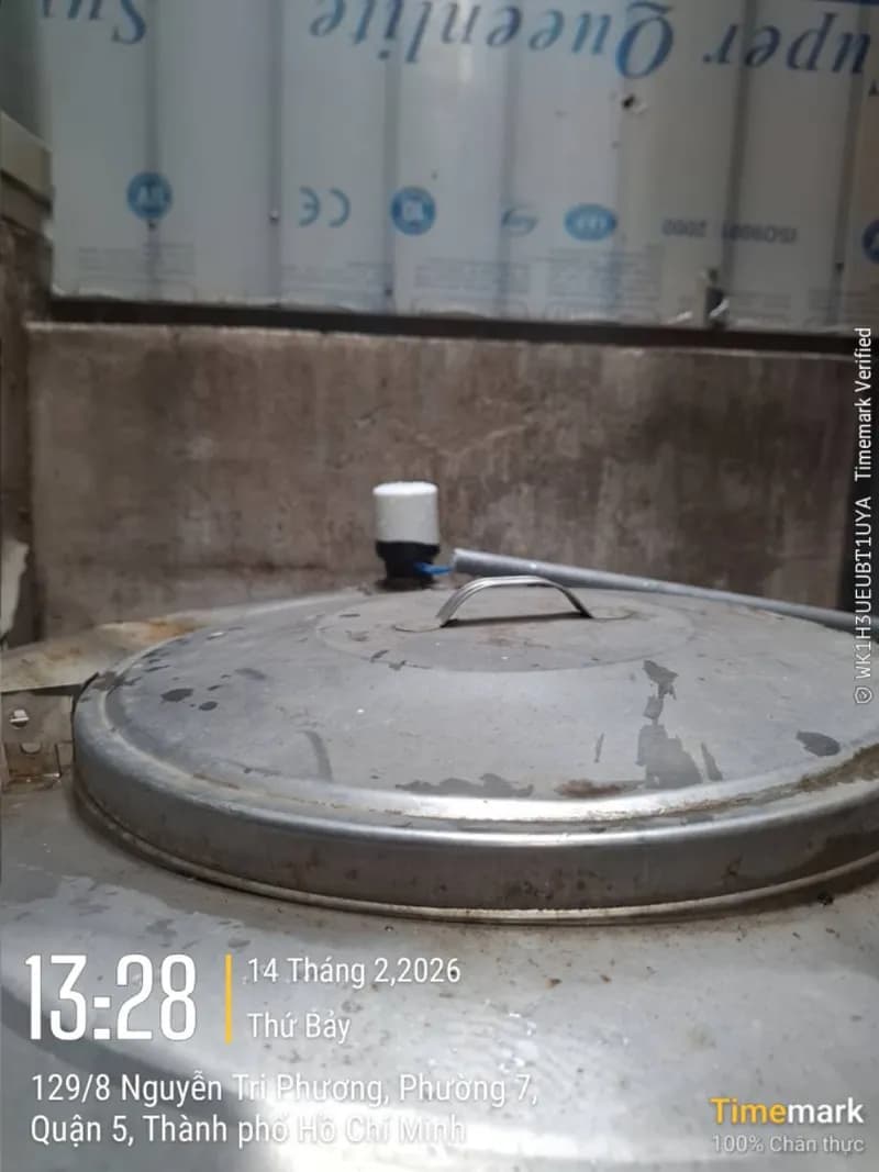 Sau khi sửa - Thay Phao Điện Điều Khiển Bơm Lên Bồn Nước Tại Quận 5