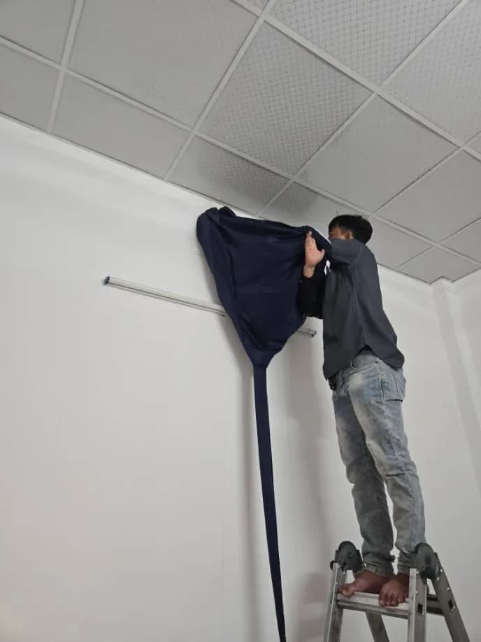 Trước sửa máy lạnh treo tường Daikin tại Quận 12 — thợ Lê Hữu Lộc