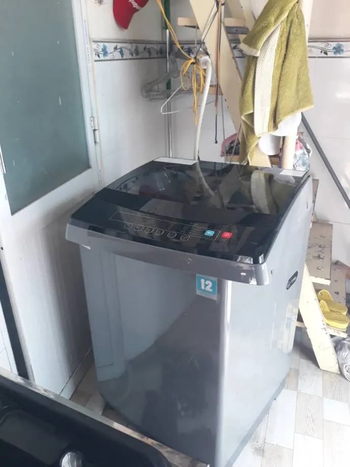 Trước khi sửa: Thay mô tơ xả máy giặt Toshiba lồng đứng tại TPHCM tại TPHCM