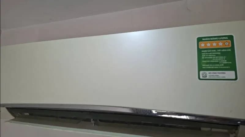 Trước sửa máy lạnh treo tường Panasonic tại Quận 12 — thợ Lê Hữu Lộc