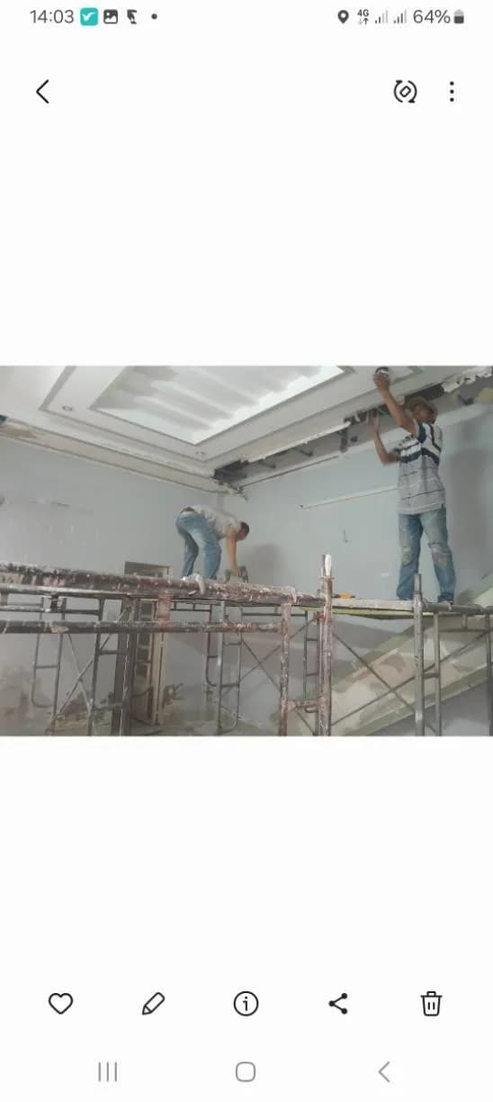 Thi công thay mới khung xương và tấm trần thạch cao Tân Bình tại Tân Bình