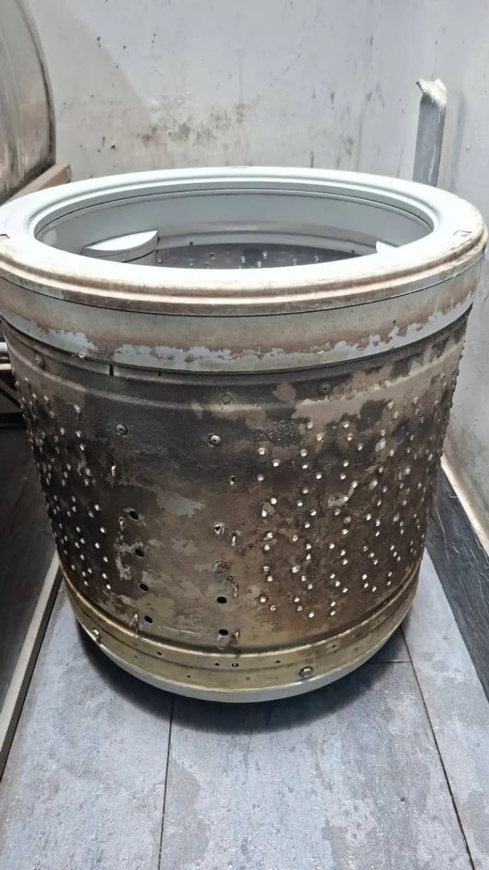 Trước sửa máy giặt lồng đứng tại Tân Bình — thợ Lê Hữu Lộc