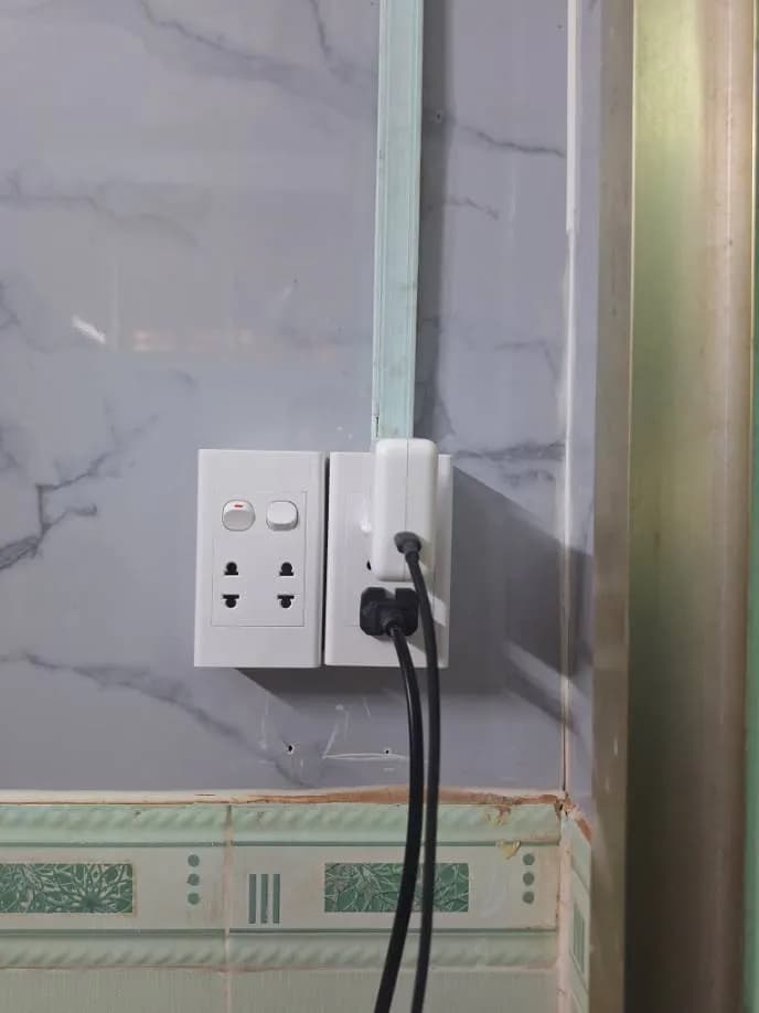 Sau khi hoàn thành sửa ổ cắm điện Panasonic tại Quận 8 — thợ Trần Quốc Đông