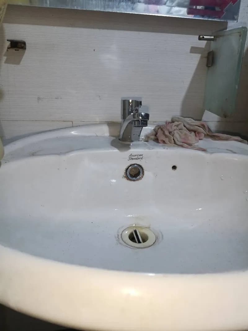 Trước sửa vòi lavabo American Standard tại Tân Bình — thợ Bùi Văn An