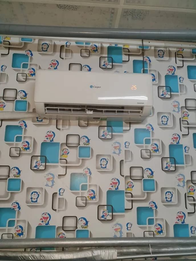 Trước sửa máy lạnh treo tường Casper tại xã Bình Hưng huyện Bình Chánh - tpHCM, Bình Chánh — thợ Lê Hữu Lộc