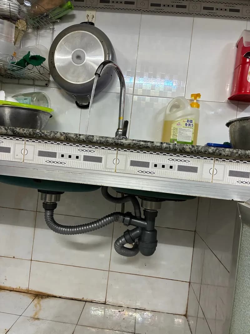Sau khi hoàn thành sửa đường ống nước Bình Minh tại Quận 6 — thợ Dương Oai (5 sao)