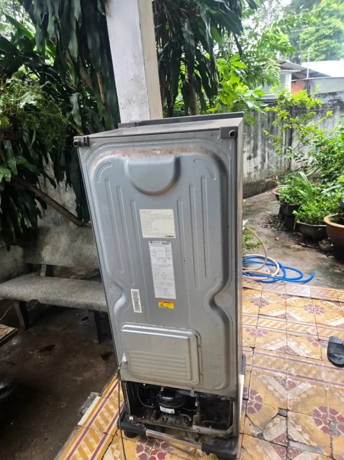 Sau khi hoàn thành sửa tủ lạnh LG tại Thủ Đức — thợ Lê Hữu Lộc (5 sao)