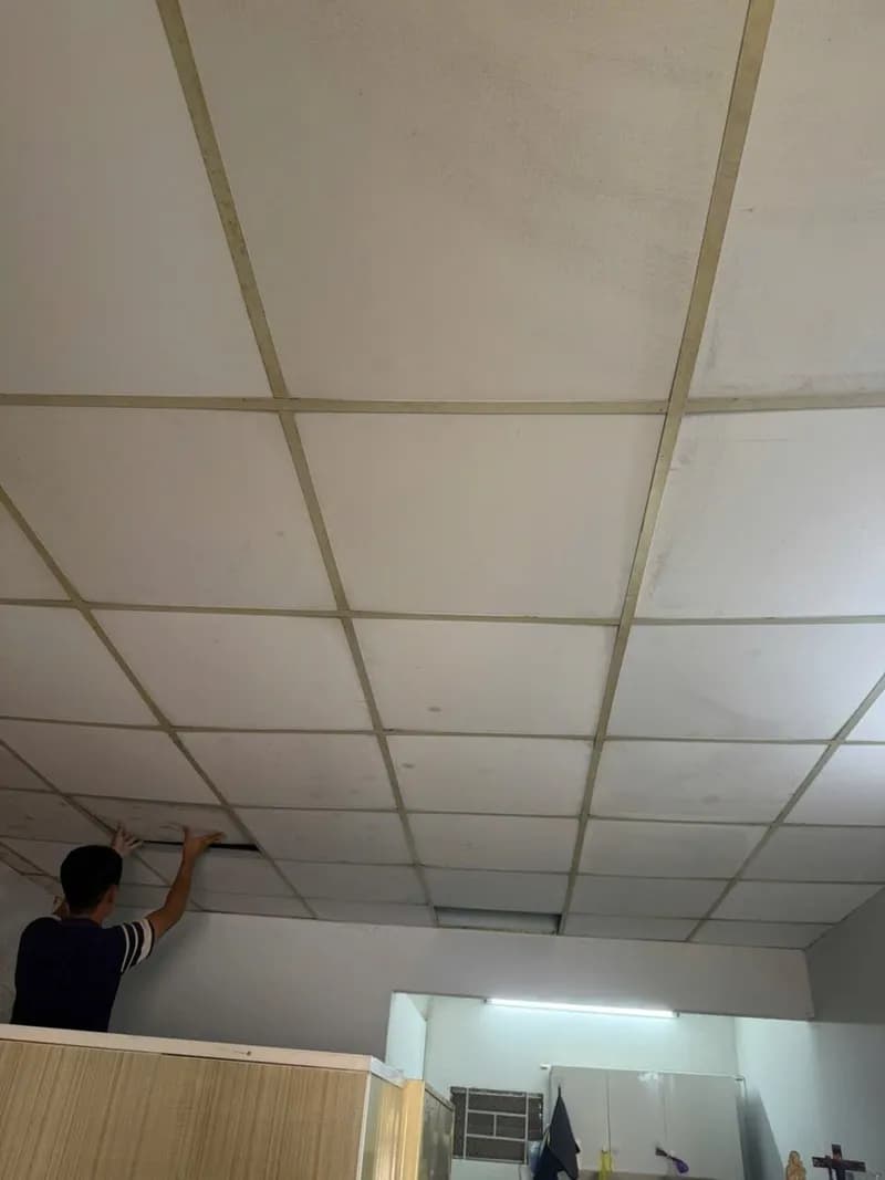 Sau khi hoàn thành sửa mái tôn và trần thạch cao tại phường Trường Thọ, Thủ Đức — thợ Bùi Văn An (5 sao)