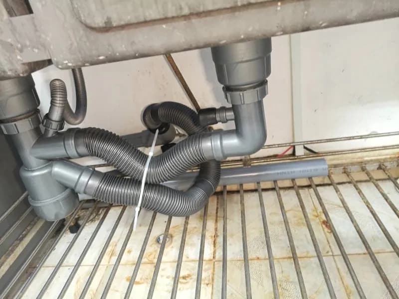 Thay thế bộ ống xả bồn rửa chén đôi tại TPHCM tại Phường Bảy Hiền, Tân Bình