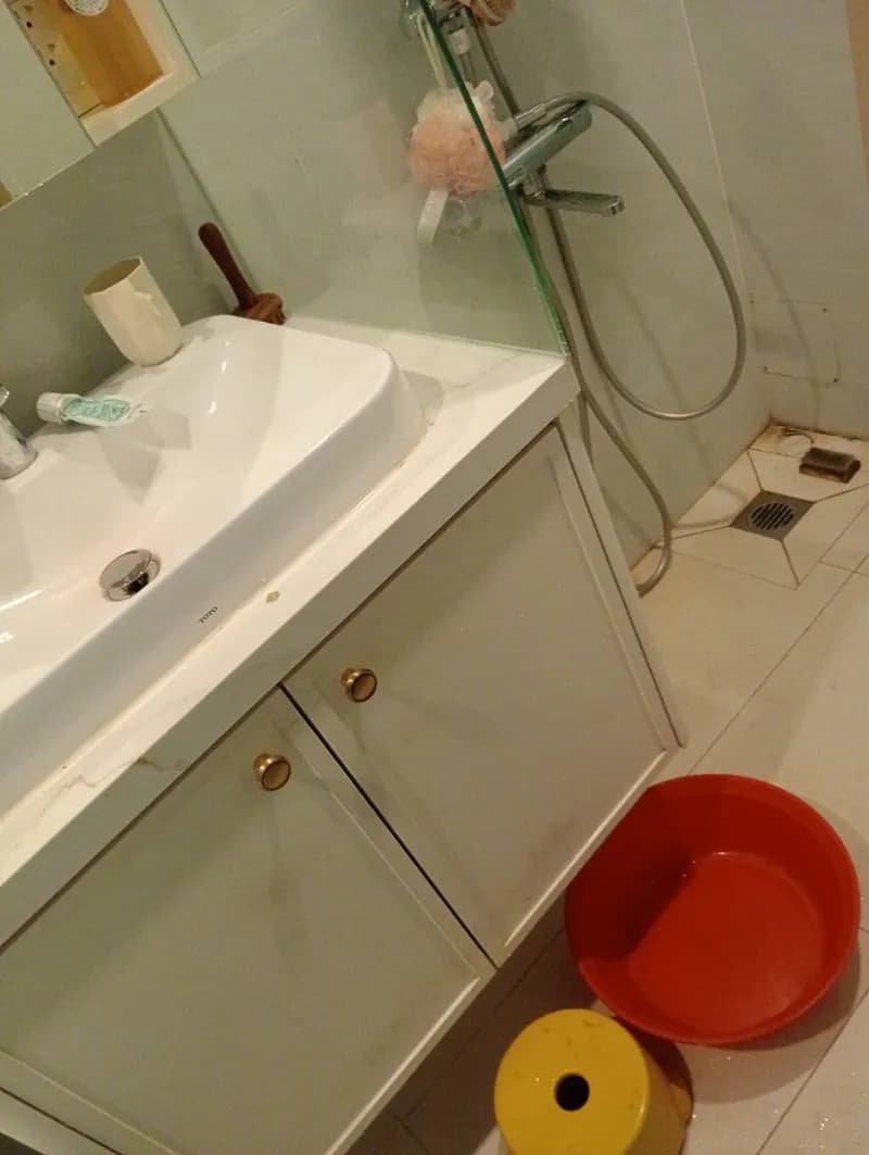 Trước sửa lavabo TOTO tại Phường Tân Thành, Tân Phú — thợ Võ Hồng Hải