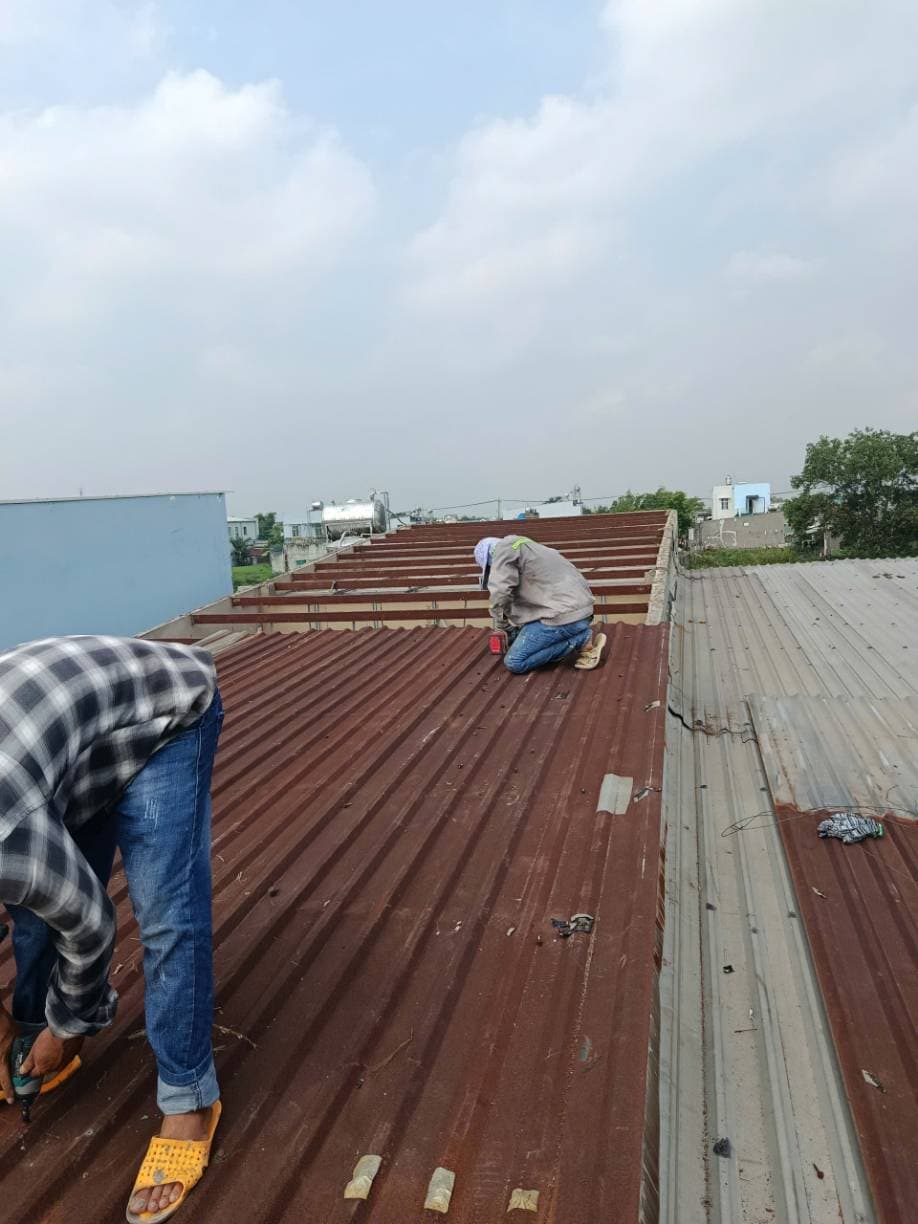 Trước khi sửa: Chống dột tại Bình Chánh