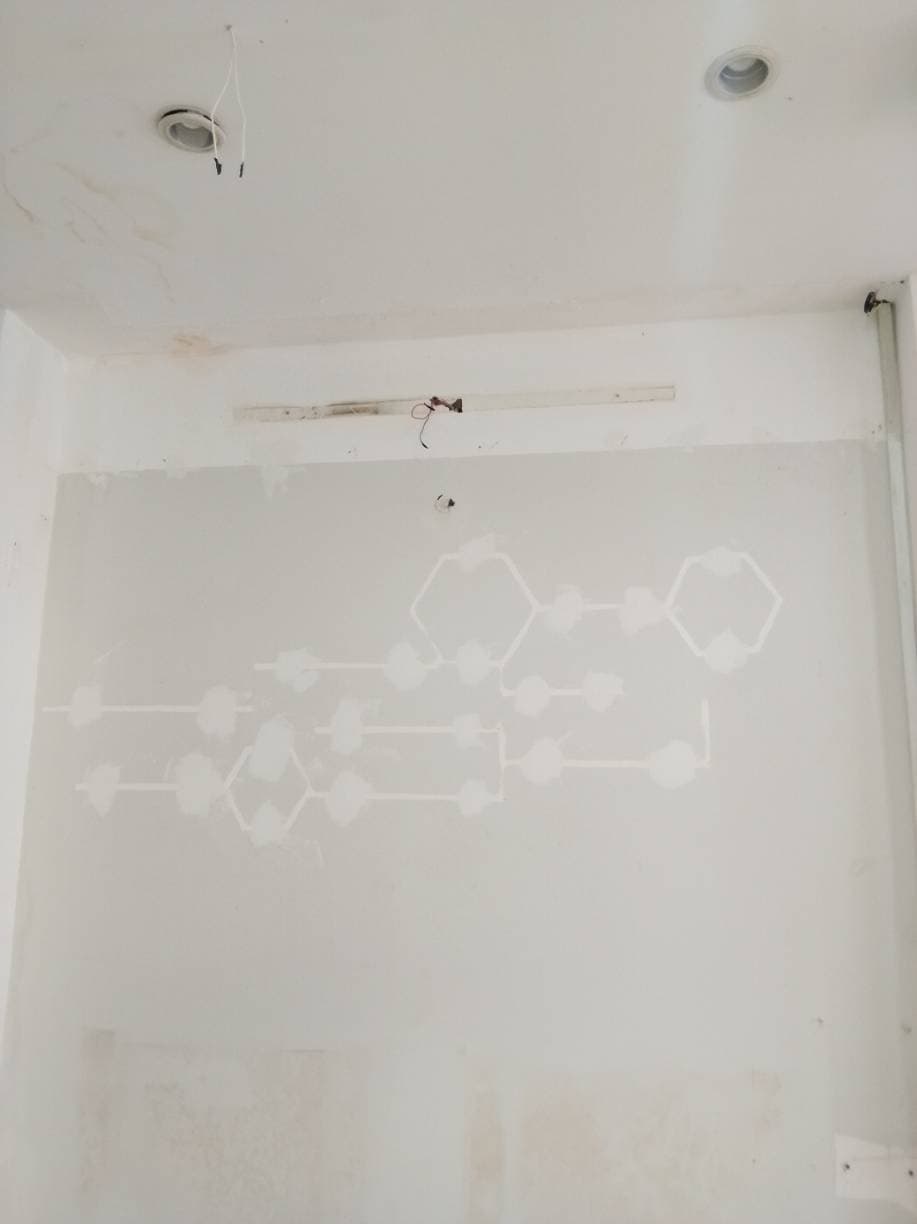 Trước khi sửa: Thay đèn LED âm trần, đi lại dây điện, siết công tắc đèn - Phường 11, Quận 6 tại Phường 11, Quận 6