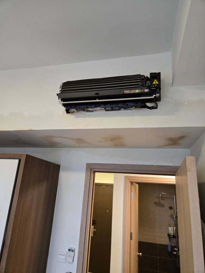 Kết quả Lắp đặt lại máy lạnh bị bung giá treo tại TPHCM tại TPHCM — thợ Lê Hữu Lộc