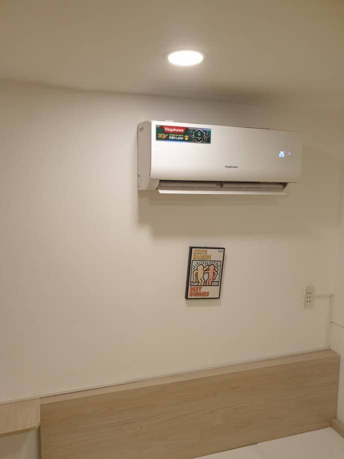Trước sửa máy lạnh treo tường Nagakawa tại TPHCM — thợ Lê Hữu Lộc