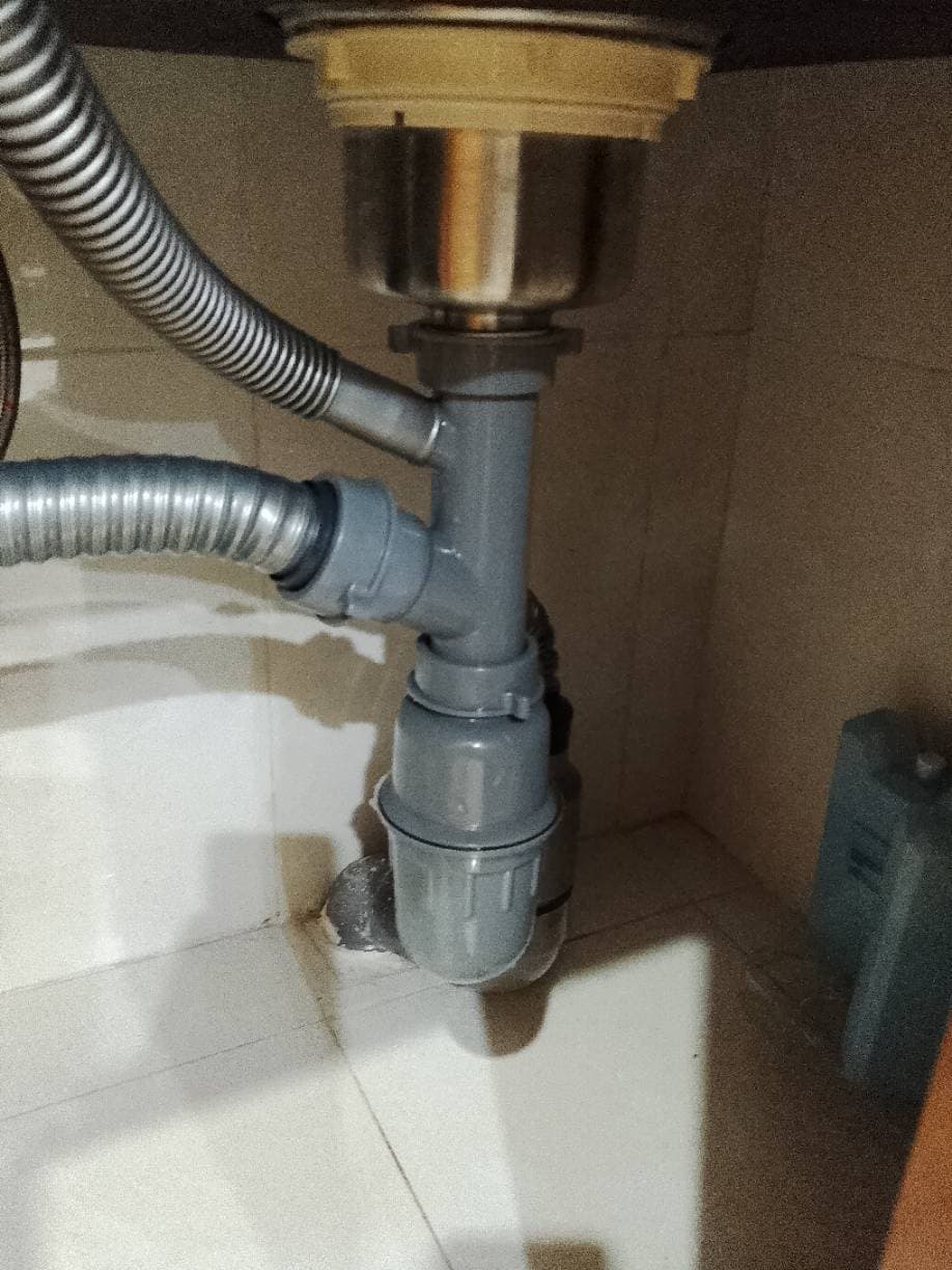 Trước sửa chậu rửa chén tại phường 5, Quận 8 — thợ Bùi Văn An