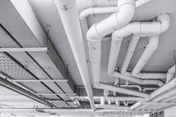 Thợ 1Fix đang thi công đường ống nước nóng PPR chuyên nghiệp cho nhà dân.